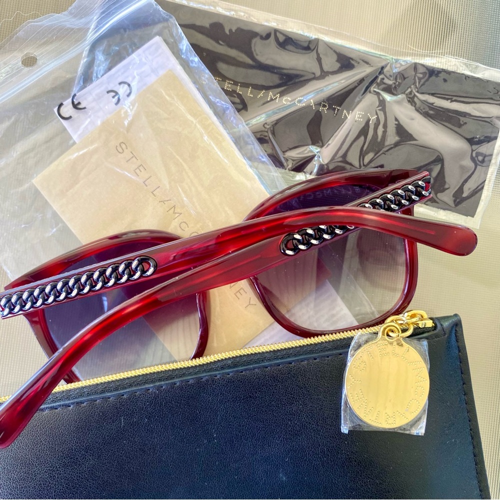 HP🥂🎉STELLA MCCARTNEY— Gorgeous Wine colored ‘Falabella’ style Sunnies ! NWT ⭐️